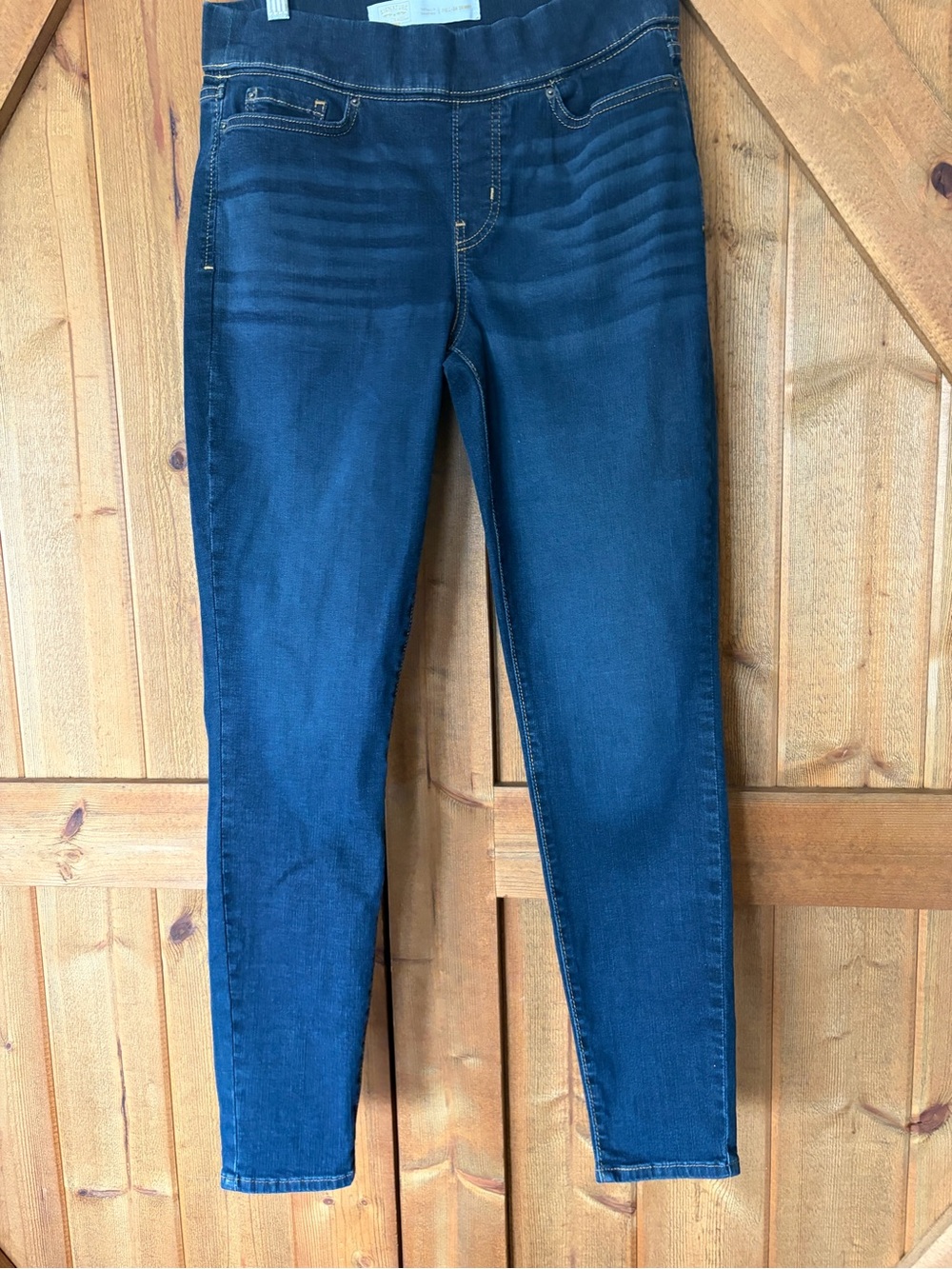Signature by Levi Strauss Dark Blue Stretch Jeggings